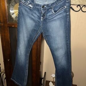 Maurices Dark Blue Boot Cut Jeans